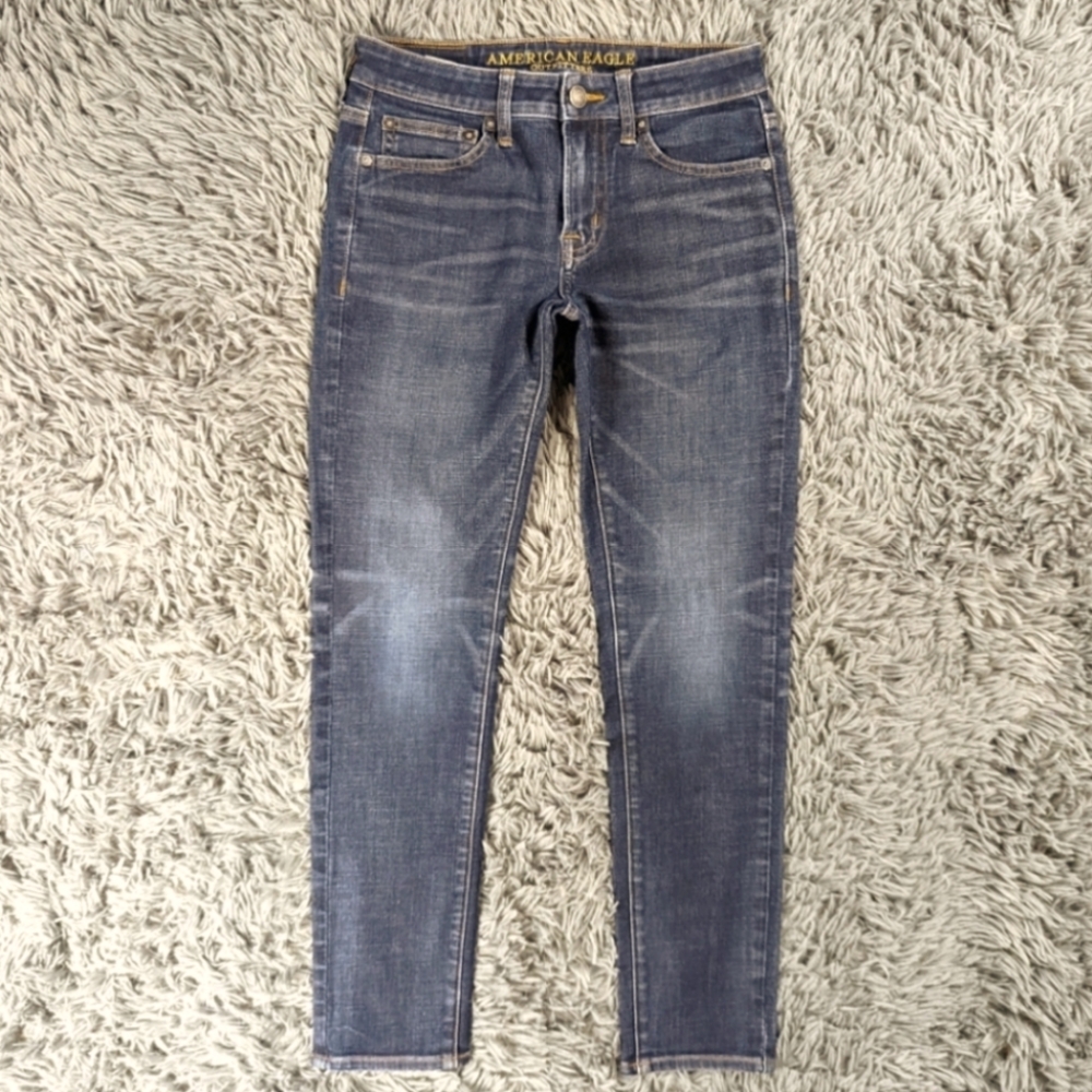 American Eagle Extreme flex skinny jeans 29X30 Dark Wash